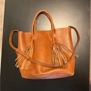 Madewell Crossbody Tassel Tote